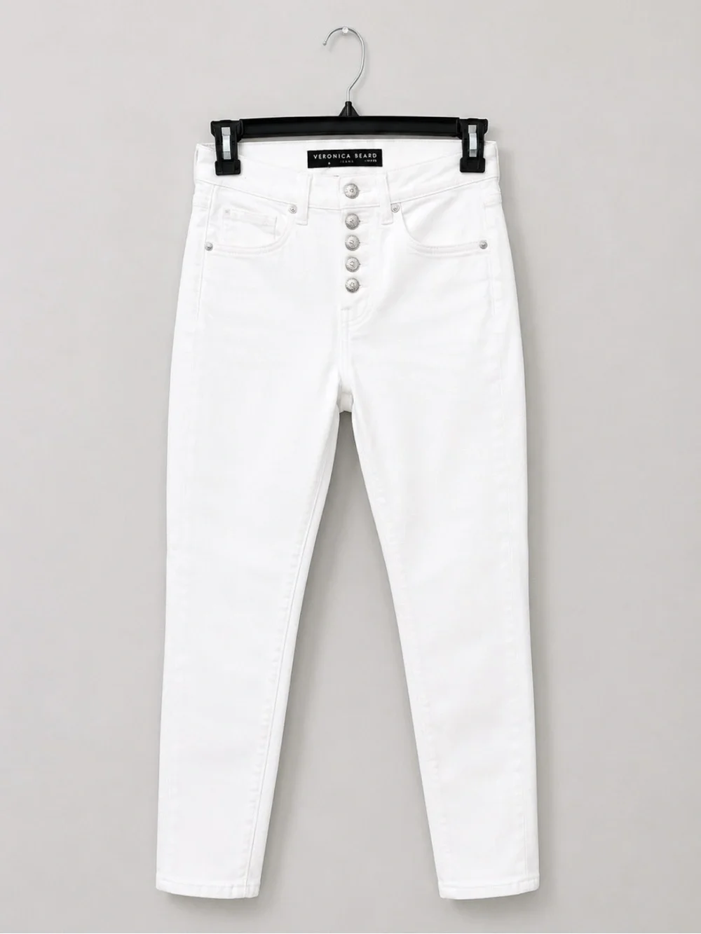 Veronica Beard Debbie Ankle High-Rise Skinny Jeans - Picture 2 of 11